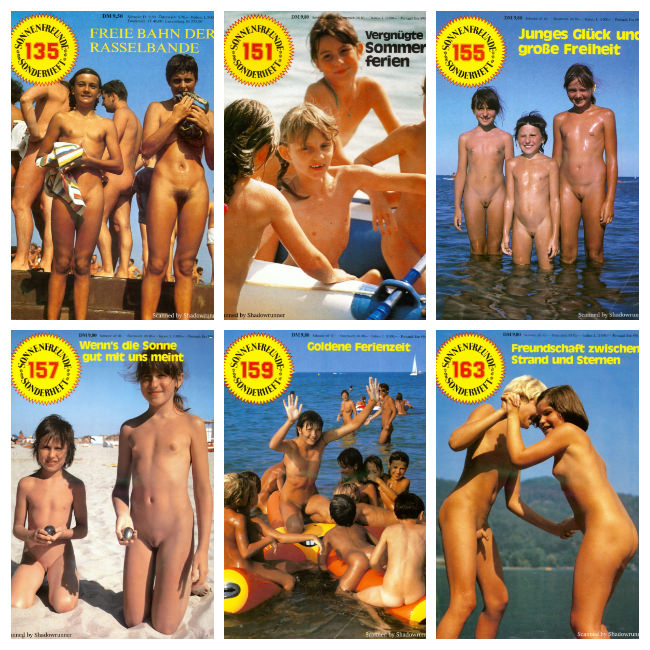 Sonnenfreunde Sonderheft Nr.135-163 nudism magazine pictures