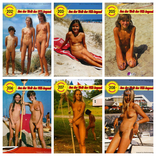 Sonnenfreunde Sonderheft Nr.200-208 magazine naturism and family nudism photo