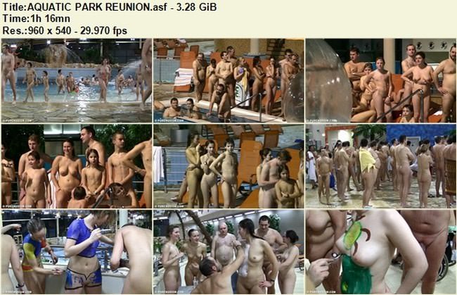 Naturists video - Aquatic park reunion