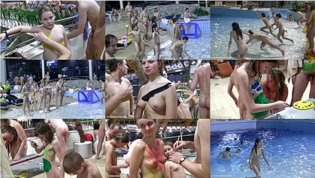 About naturism in the pool new video