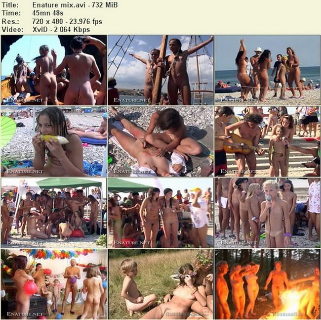 Family nudism video Enature