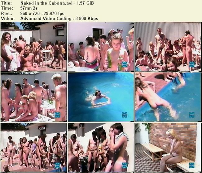 FKK video - Naked in the cabana