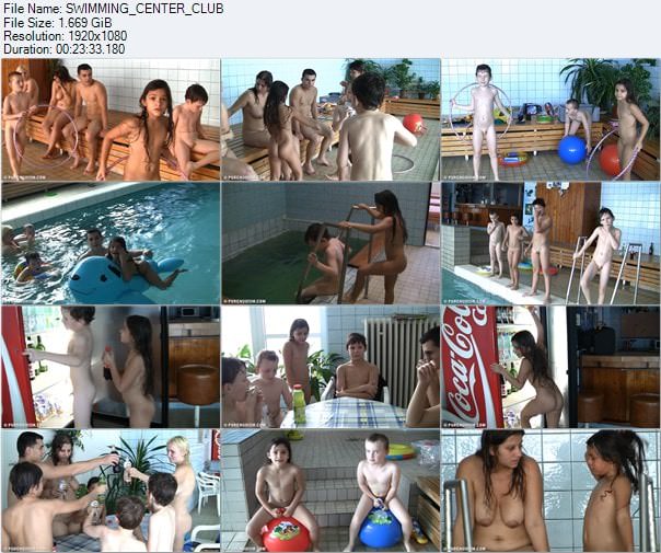 Nudists swimming center club