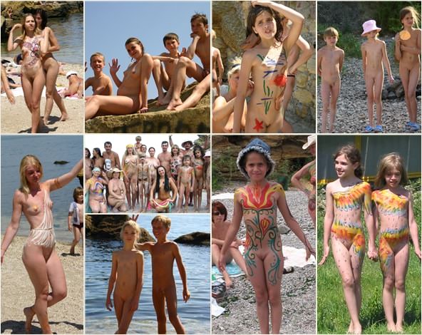 Odessa beach collection - Ukrainian family nudism pics