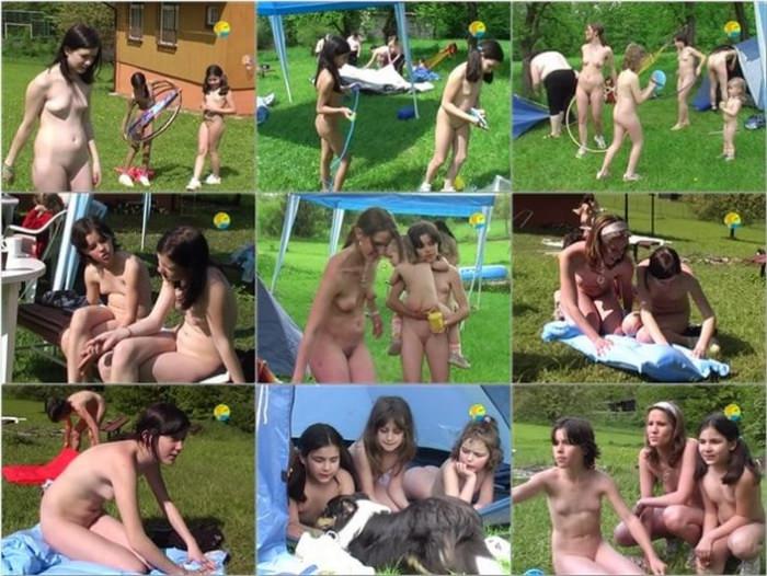 Nudist summer camping video Hoola hoola video studio Naturist Freedom